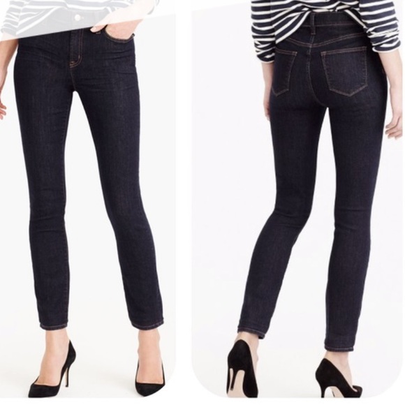 J. Crew Denim - J. Crew Lookout High Rise Dark Wash Skinny Jeans